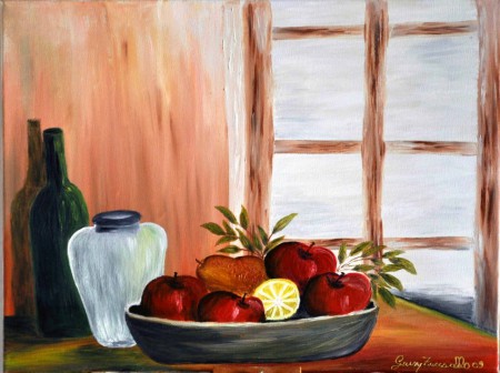 Frutta sul tavolo (50 x 40)